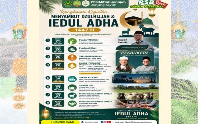 Menggugah Semangat Syariat: Rangkaian Padat PPM Miftahunnajah Sleman Sambut Dzulhijjah dan Idul Adha 1447 H