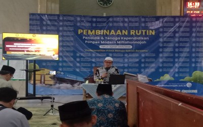 Pembinaan Rutin Bulanan Asatidz, Guru, dan Karyawan MA Miftahunnajah Sleman