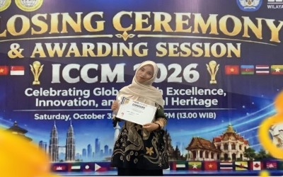 Naila Syifa F. Harumkan Nama MA Miftahunnajah Sleman di Ajang Internasional, Raih Juara 1 Speech Contest IYACC 2026