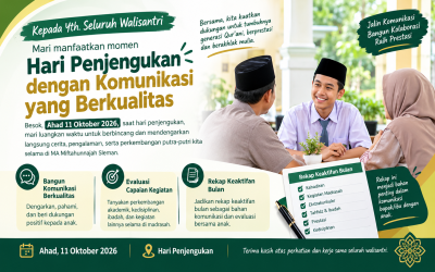 Mari Jadikan Hari Penjengukan sebagai Momentum Membangun Komunikasi Berkualitas Bersama Anak